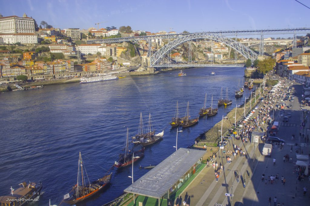 The Douro river in Porto