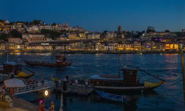 Porto at night